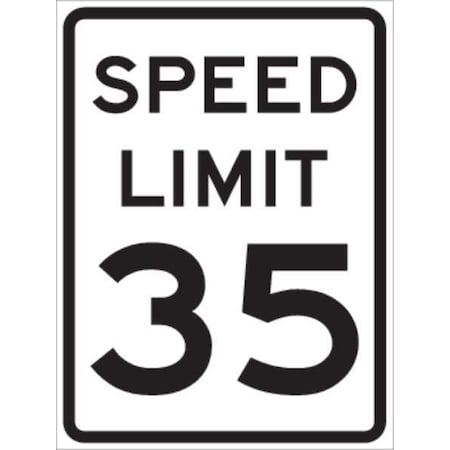 Traffic Sign, 24 in H, 18 in W, Aluminum, Rectangle, English, 115643