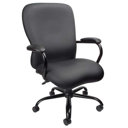 Executive Chair, Vinyl Black, Height 42-1/2" to 45-1/2"