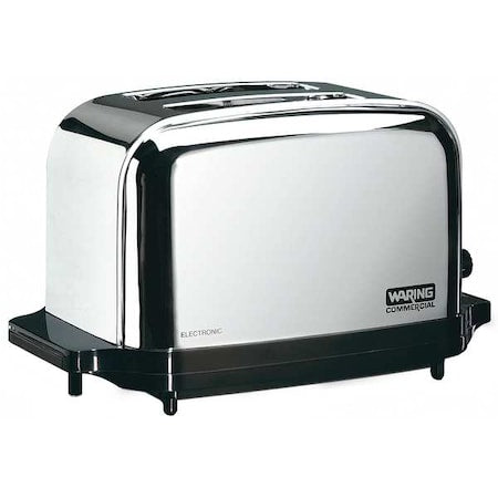 13-1/2" 2 Slot Stainless Steel Commercial Toaster