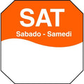 Day Label, Saturday, 3 In. W, PK1000