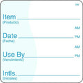 Shelf Life Label, 2 In. H, 2 In. W, PK250