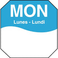 Day Label, Monday, 3-2/7 In. W, PK1000