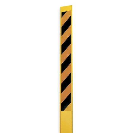 Reflective Marking Stake, Reinforced Polymer, Non-Reflective, 66 in Height, 2.2 lb., Yellow