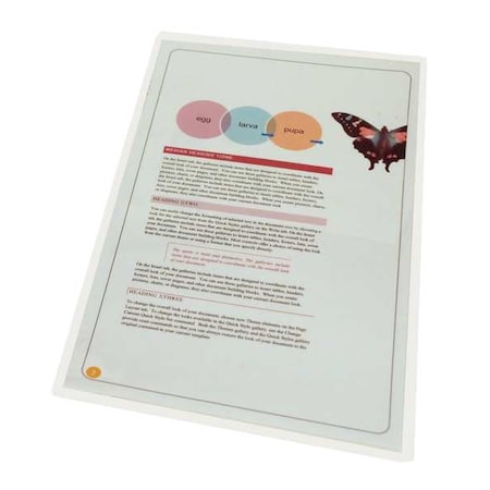 Heat Laminating Pouches, 9x14-1/2in, PK100