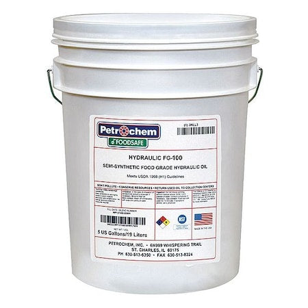 5 gal Pail, Hydraulic Oil, 100 ISO Viscosity, 30 SAE