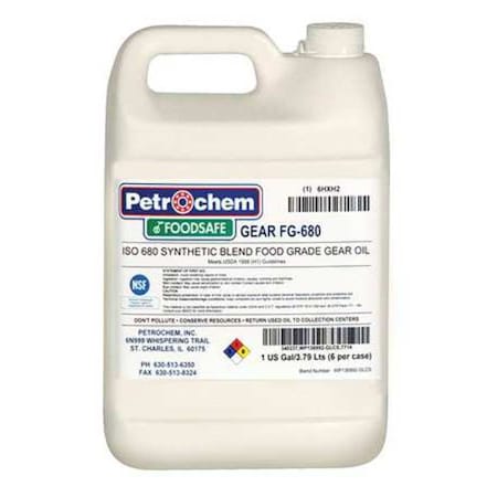 1 gal Gear Oil Jug 680 ISO Viscosity, 140 SAE, Clear