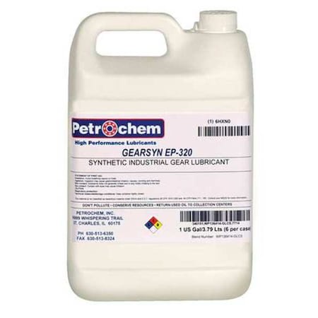 1 gal Gear Oil Pail 320 ISO Viscosity, 140 SAE, Clear