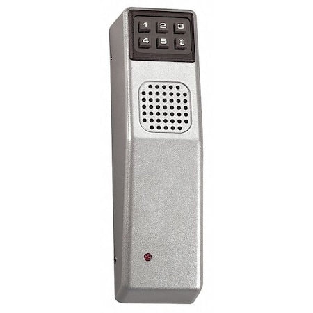 Exit Door Alarm, 95dB, Metallic Silver