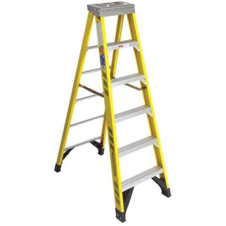 4 ft Fiberglass Stepladder, 375 lb Capacity
