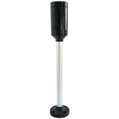 Mounting Base, 24V AC/DC, Black, 2 3/16 in Dia., 14 3/4 in Height
