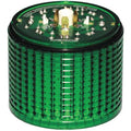Tower Light Module, 24V AC, 24V DC, Green, 56 mm Dia., 2 in Height, LED