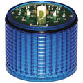 Tower Light Module, 24V AC, 24V DC, Blue, 56 mm Dia., 2 in Height, LED