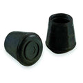 Protective Leg Tips, Slip-On, Round, PK24, Leg Outside Dia.: 1 1/4 in