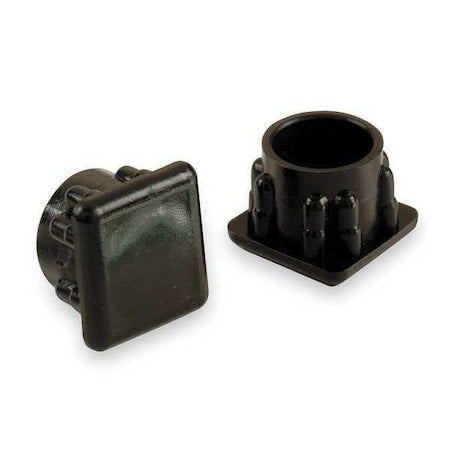 Protective Leg Tips, Slip-On, Round, PK24