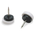 Furniture Glides, Nail-On, Rd, 1-1/2", PK24