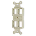 Outlet Frame, 4P, 3.66 in H, 1.46 in W