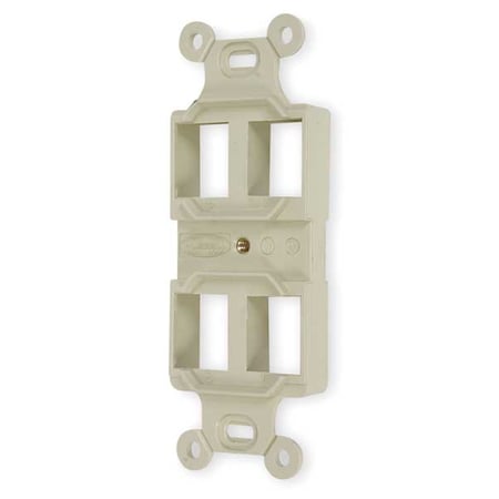 Outlet Frame, 4P, 3.66 in H, 1.46 in W