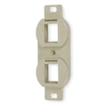 Outlet Frame, 2 Port, High-Impact Polymer