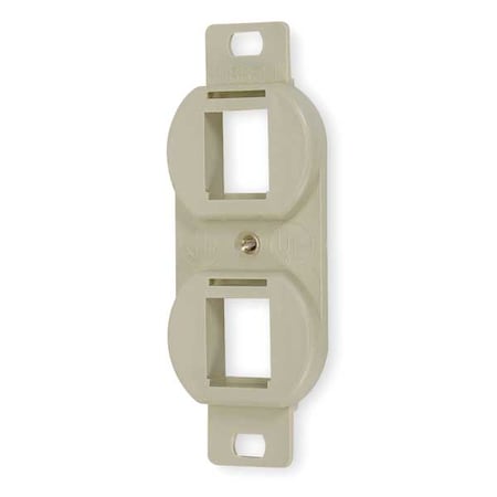 Outlet Frame, 2 Port, High-Impact Polymer
