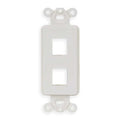 Outlet Frame, 2 Port, 94V Rated Material