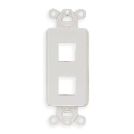 Outlet Frame, 2 Port, 94V Rated Material