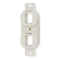 Outlet Frame, 2P, Flush Keystone Mounting