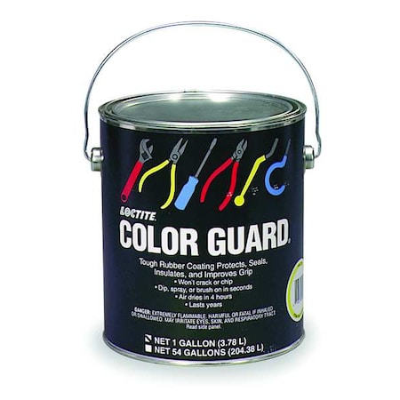 Rubber Protectant Color Guard, Red, 1 gal.