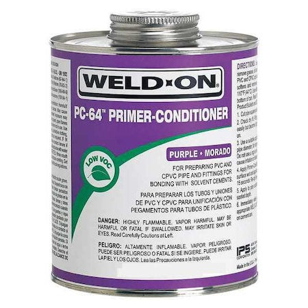 PC-64 Purple Primer-Conditioner PVC/CPVC 1/2 Pint