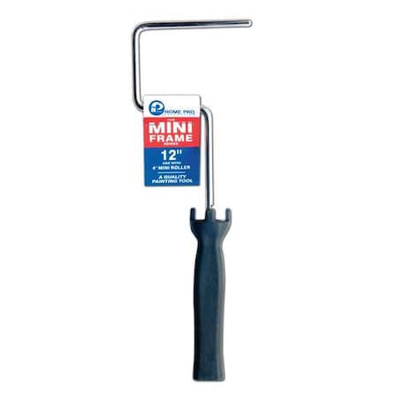 Mini Paint Roller Frame, Frame, Plastic Handle, 4" Rollers