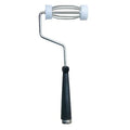 Paint Roller Frame, 4 Wire Cage, Plastic Handle, 4" Rollers