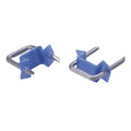 Cable Staples, Plastic, Steel, 100 PK
