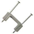 Cable Staples, Plastic, Steel, 5 PK