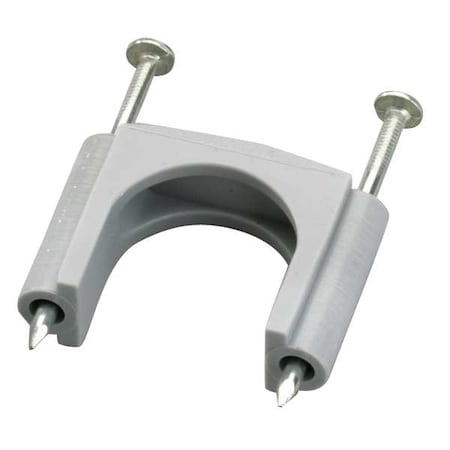 Cable Staples, Plastic, Steel, 4 PK