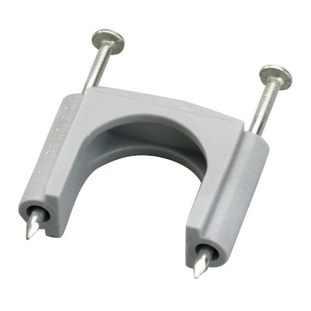 Cable Staples, Plastic, Steel, 5 PK