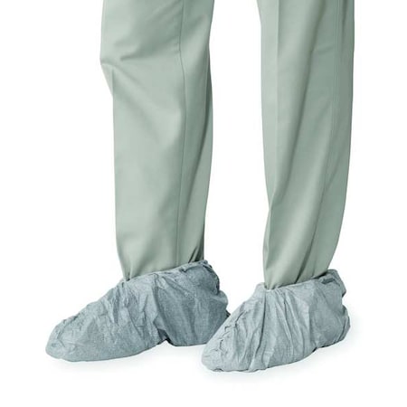 Disposable Shoe Covers, Tyvek(R) 400, White, Slip Resistant Sole: No , Universal