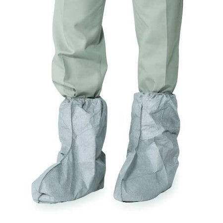 Disposable Boot Covers, XL, Tyvek(R) 400, Elastic, Serged Seam