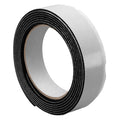 Reclosable Fastener, Rubber Adhesive, 30 ft, 1 in W, Black
