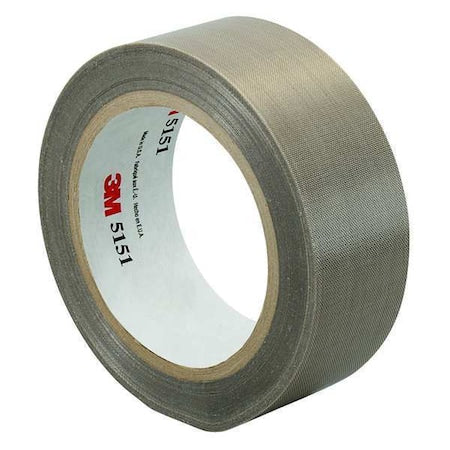 PTFE Glass Cloth Tape, 2 in x 36 yd, 3mil