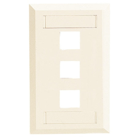 Wall Plate, 3 Port