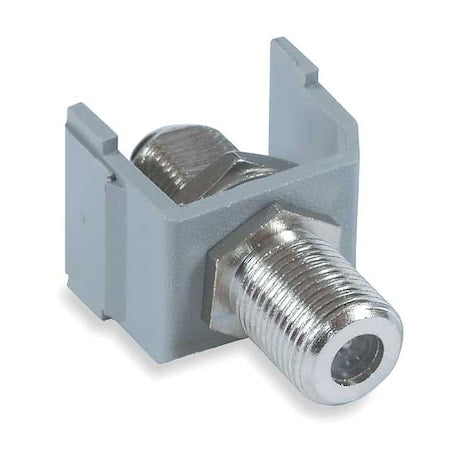 Keystone Jack, 0.75 in H, Gray
