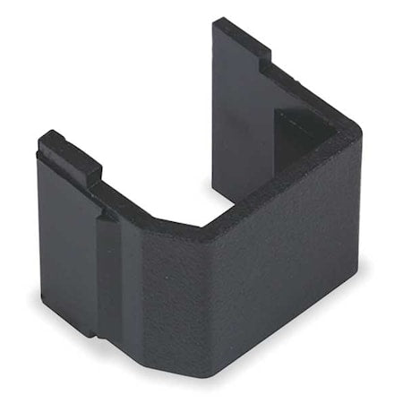 Blank Keystone Insert, Black, PK10