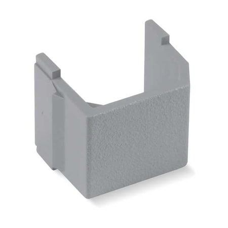 Blank Keystone Insert, Gray, PK10