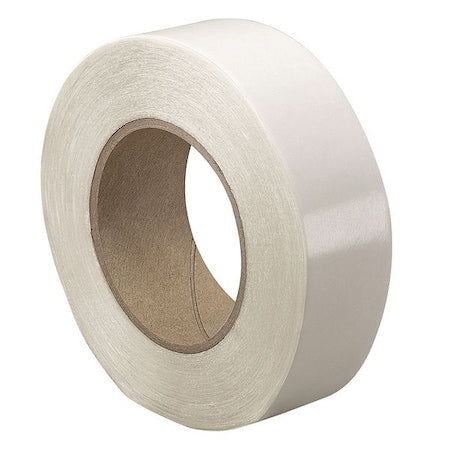 Double-Sided Splicing Tape, 1/4 in W, 36 yd L, 8.5 mil, Vinyl Film, Double-Sided