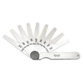 Thickness Gage, 0.0015- 0.015 In, 9 Leaves