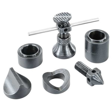 Jack Screw Set, 1-1/2 to 2-1/4 In, 6 Pcs