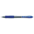 G2 Premium Gel Pen, Retractable, Fine 0.7 mm, Blue Ink, Smoke/Blue Barrel, PK12