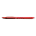 Retractable Ballpoint Pen, Medium 1.0 mm, Red PK12