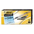 Stick Ballpoint Pen, Medium 1.2 mm, Black PK12