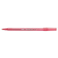 Stick Ballpoint Pen, Medium 1.0 mm, Red PK12