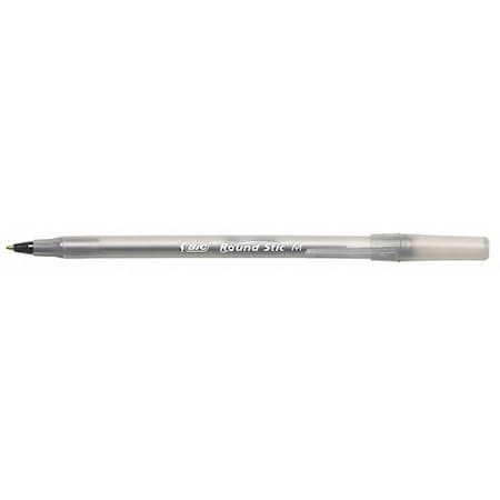 Stick Ballpoint Pen, Medium 1.0 mm, Black PK12